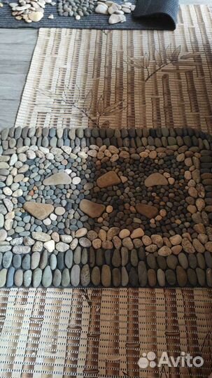 Коврики ручной работы из морского камня
