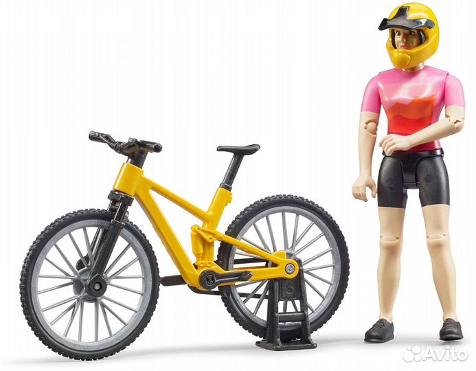 Набор Bruder велосипедистка