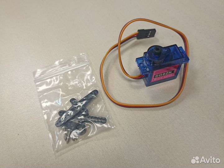 Сервопривод mini MG90S, SG92R. 180 градусов