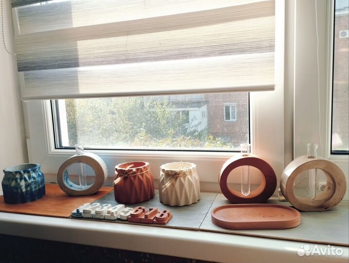 Ваза из гипса