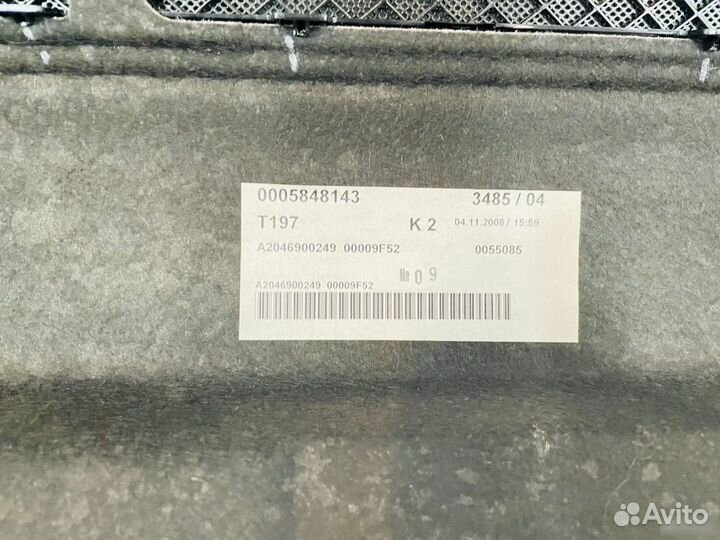 Полка багажника Mercedes W204