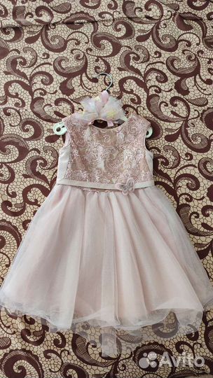 Платье для девочки 80 см