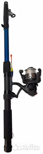 Оснащенная удочка 2,4 метра