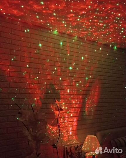 Ночник звездное небо стерео Блютуз колонка 8вт