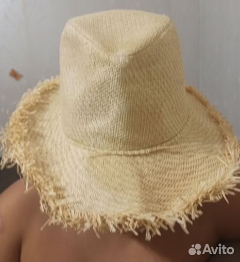 Соломенная шляпа мужская