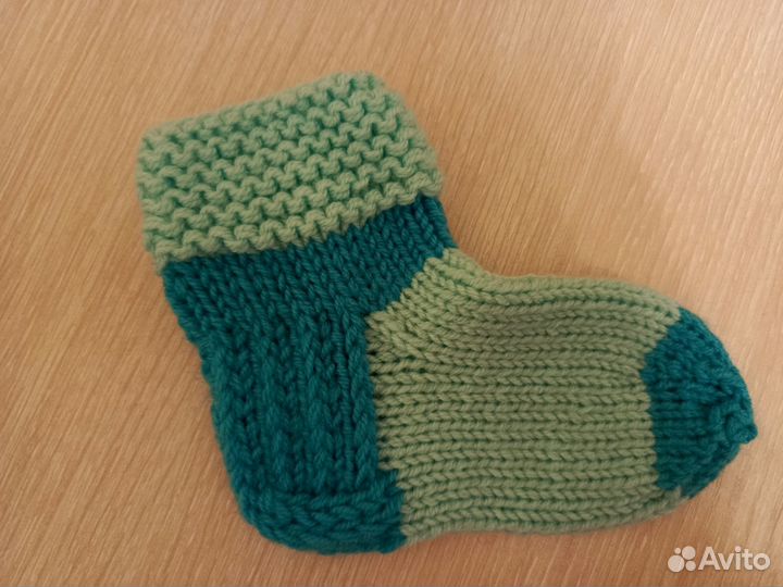 Носочки детские вязаные 13-14 см