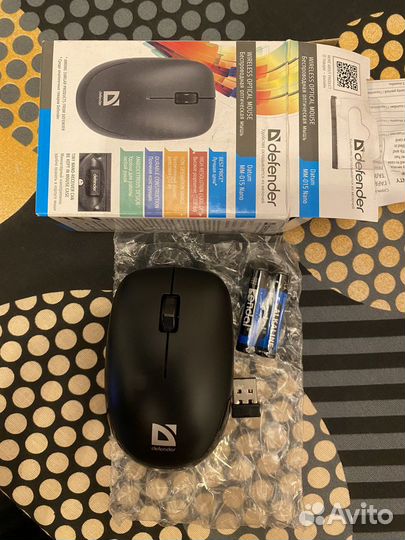 Компактная мышь беспроводная Defender MM-015 nano