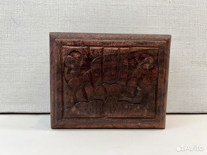 Оригинальный сундучок шкатулка тиковое дерево