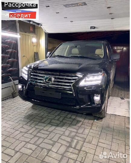 Фары Lexus LX570 стиль 2020 года