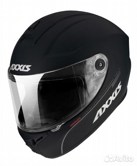 Axxis FF112C Draken S Solid мотошлем черный матовый (размер: l)