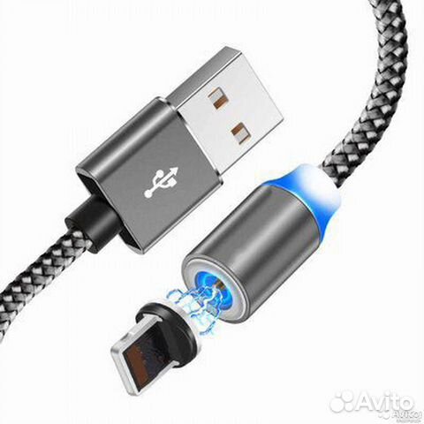 Магнитный кабель на iPhone