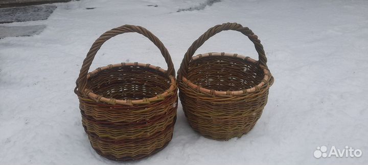 Корзина плетеная для грибов