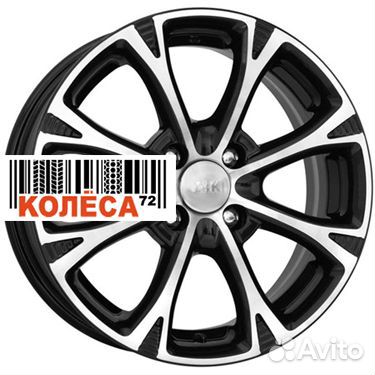 Кик Блюз 6x15 4x100 ET46 Dia54.1 алмаз черный