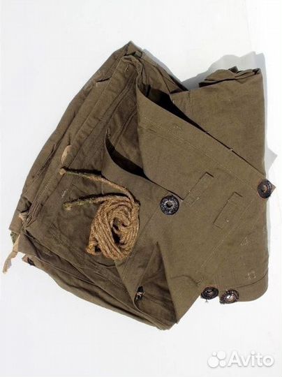 Плащ палатка СССР армейская с люверсами