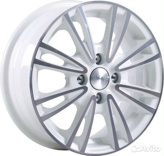 R15 4x100 6J ET38 D67,1 Скад Пантера Алмаз-белый