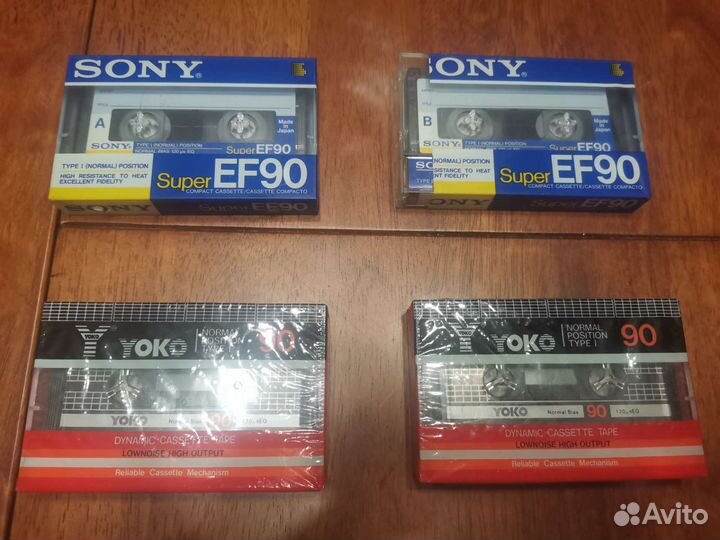 Аудиокассеты новые sony