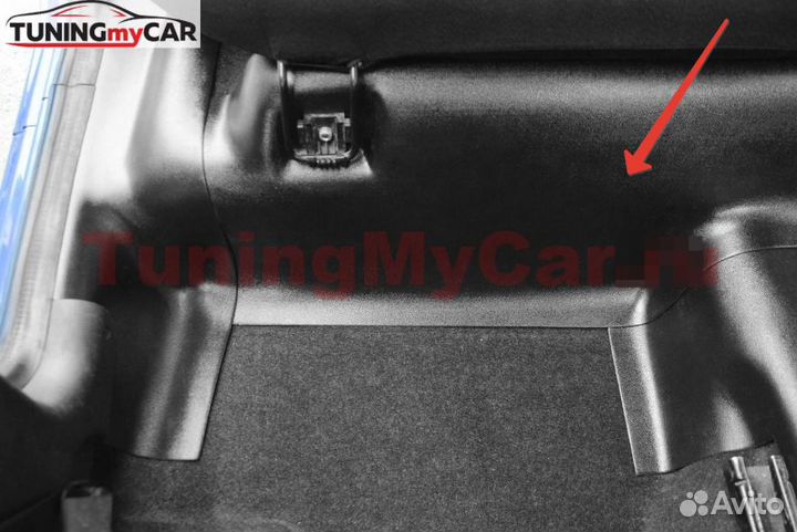 Накладки на ковролин тоннельные Лада Гранта с 2011