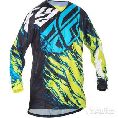 Джерси FLY racing kinetic relapse черный голубой S