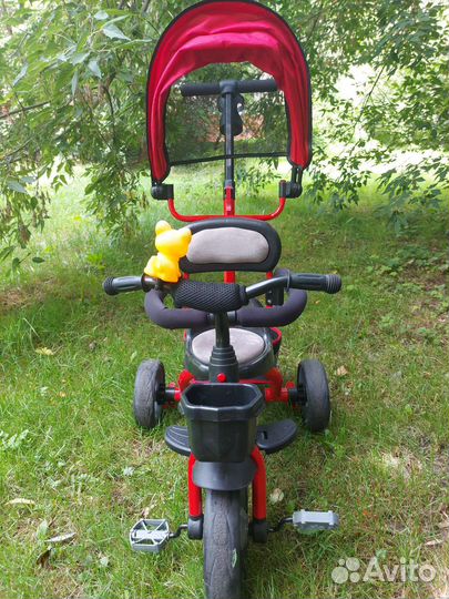 Детский трехколесный велосипед с тентом Kreiss