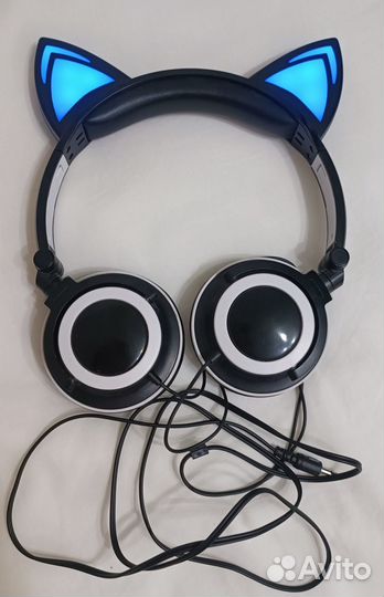 Наушники с ушками проводные