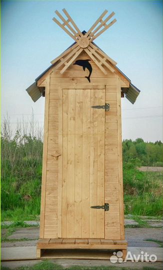 Уличный туалет с установкой Э090