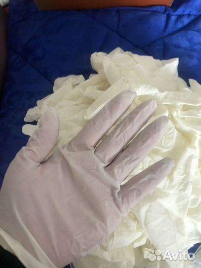 Перчатки медицинские нитриловые