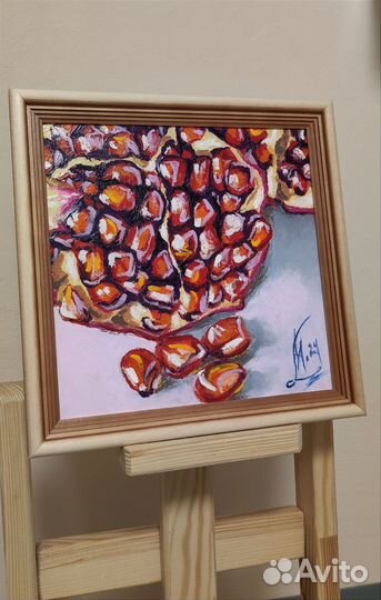 Картина с гранатом, масло