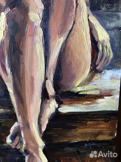 Живопись маслом. Блики солнца. 35х50 см