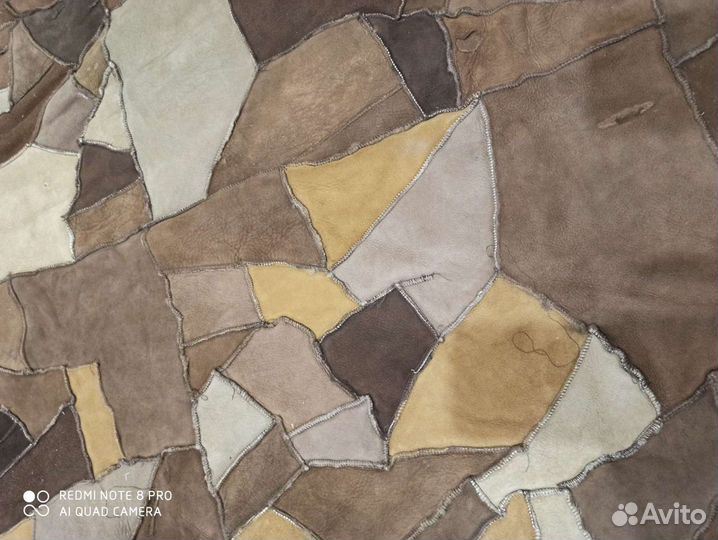 Покрывало из натурального меха (овчина). 2 шт