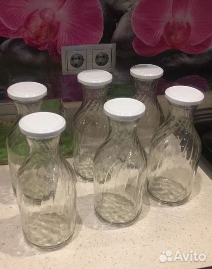 Декантер, кувшин, бутылка (набор 6 шт)