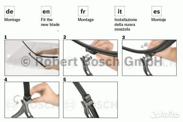 Щетки стеклоочистителя бескаркасные aerotwin 650/6