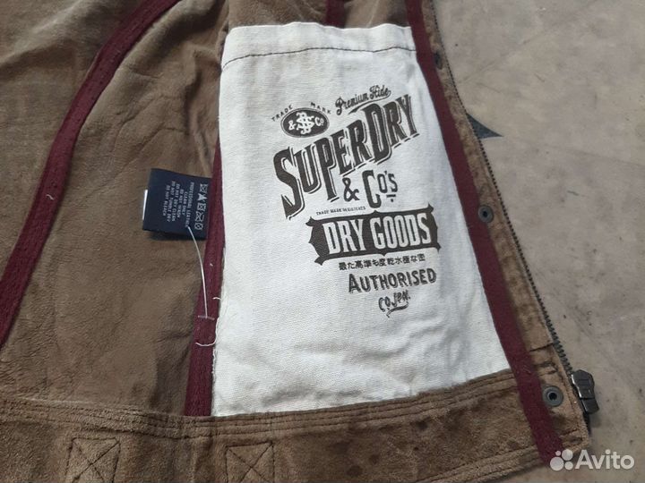 Кожаная куртка superdry