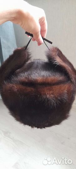 Норковая шапка мужская