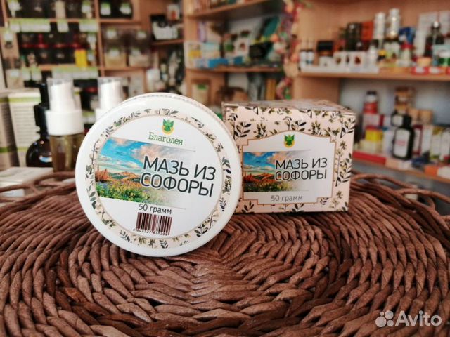 Крем - мазь при псориазе и дерматите из софоры