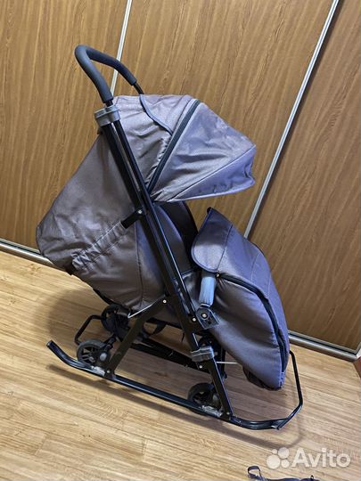 Детские санки коляска