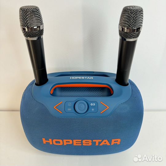 Колонка Hopestar Party Box 120 Ватт + 2 микрофона