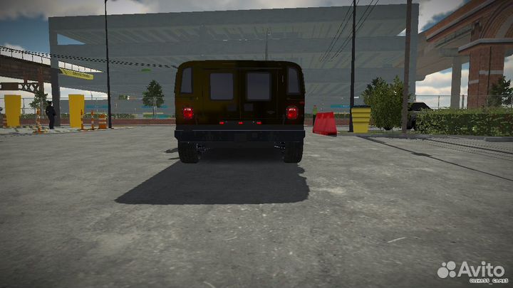 Хамер в кар паркинг