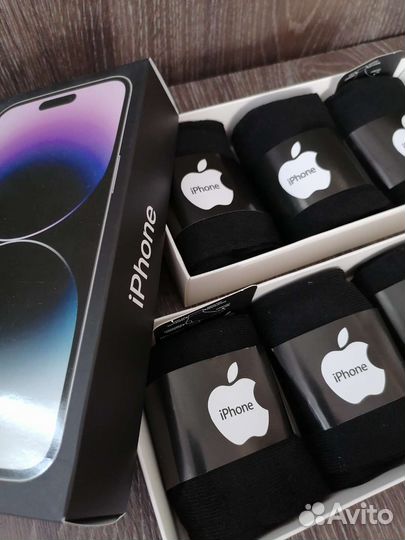 Носки мужские в подарочной упаковке, набор