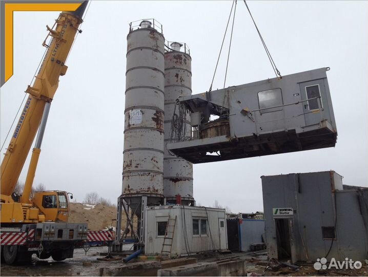 Демонтаж перевозка монтаж бетонных заводов