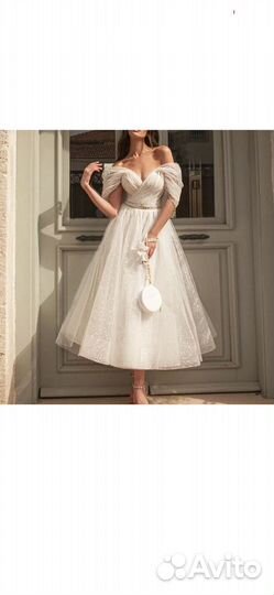 Вечернее платье 42 44 белое