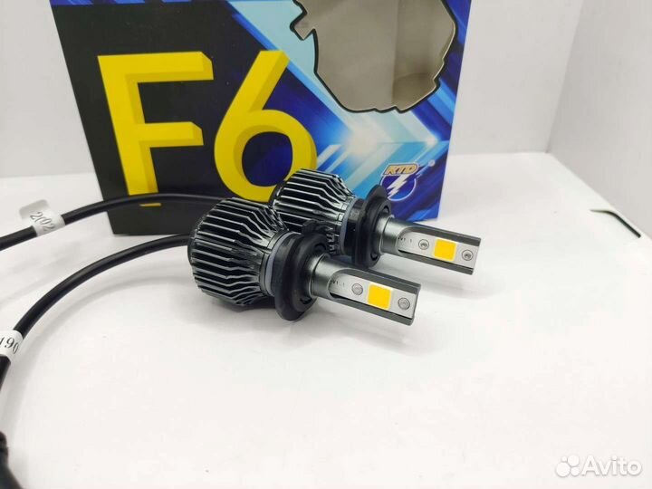 Led лампы F6 4300К с радиатором