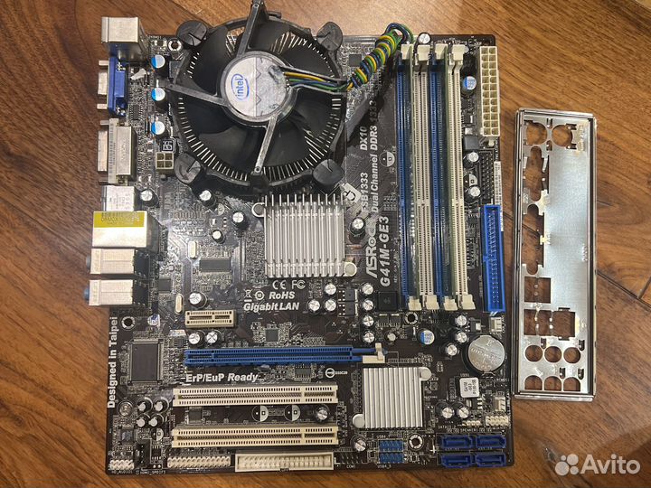 Материнская плата Asrock G41M-GE3 (комплект)