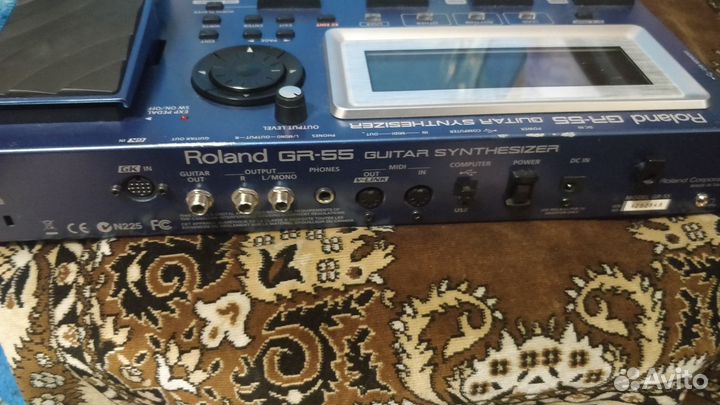 Гитарный Roland GR-55 с датчиком GK-3 и кабелем