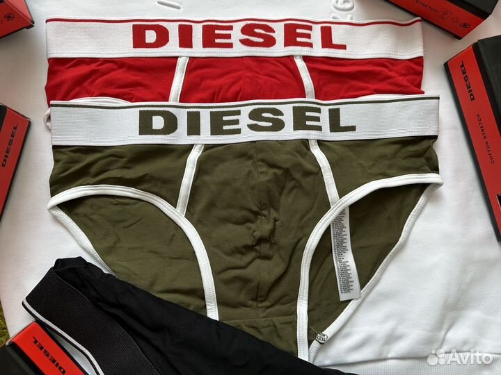 Трусы брифы Diesel M комплект 3 шт