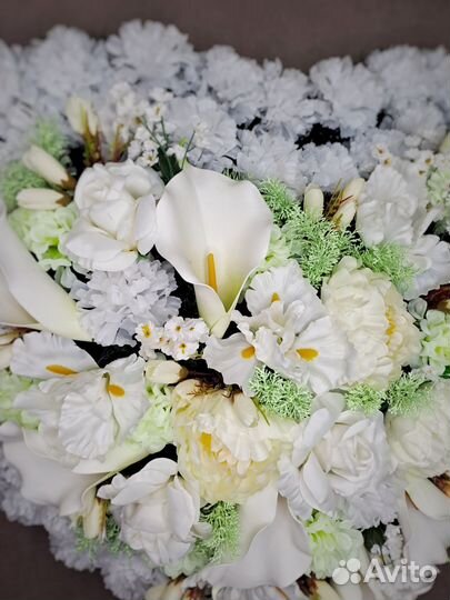 Ритуальный венок, венок похоронный премиум