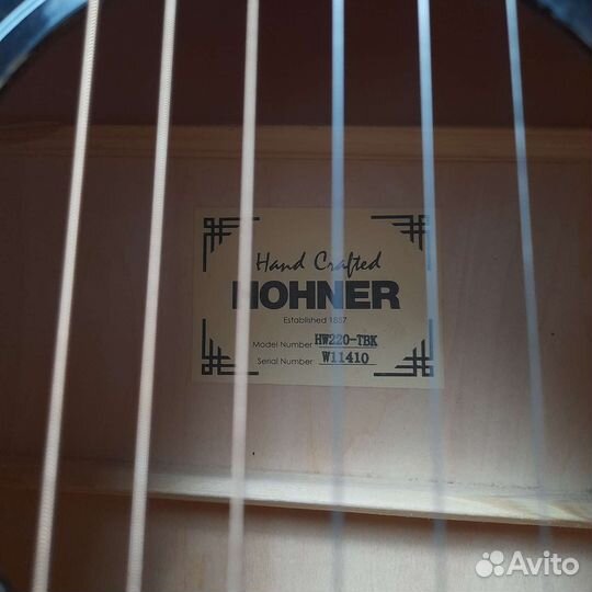 Акустическая гитара Hohner hw220
