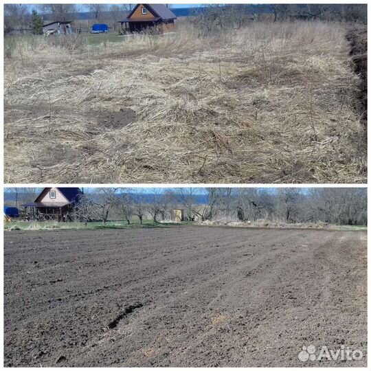 Обработка земли (вспашка, фрезерование)