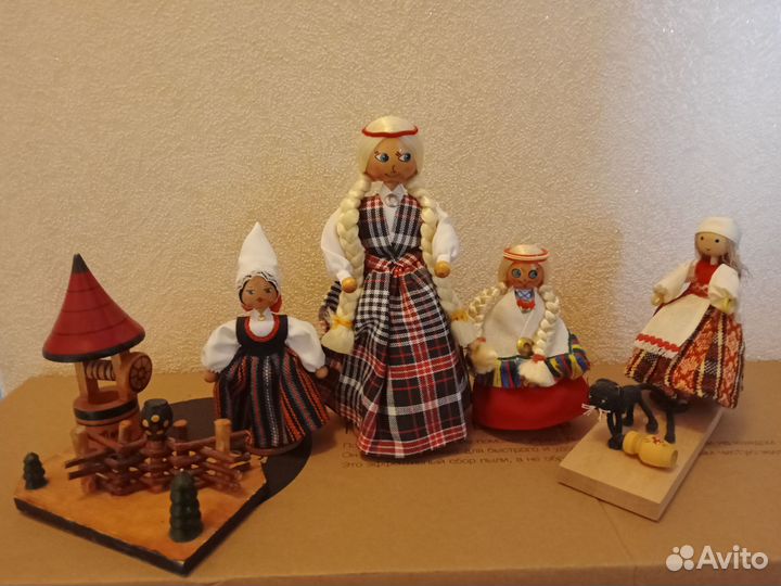 Кукла сувенирная СССР