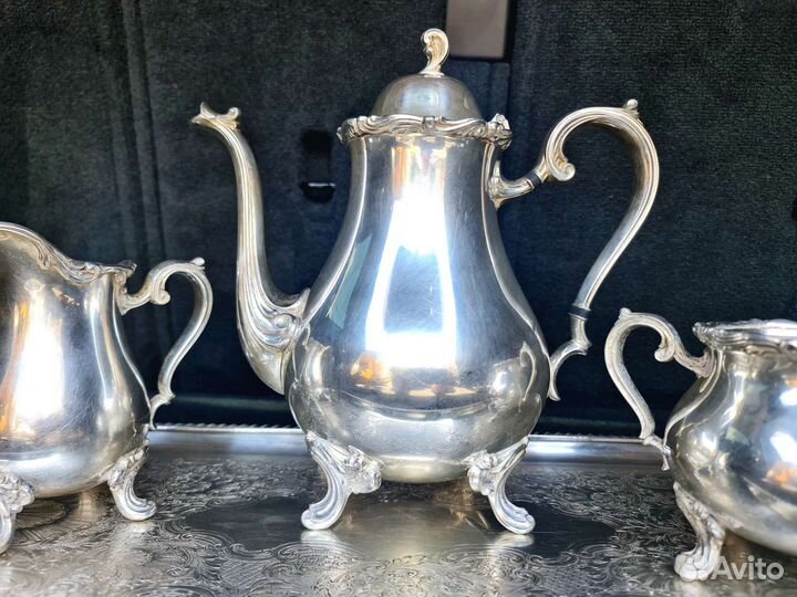 Старинный набор посуды wilcox silver.CO USA