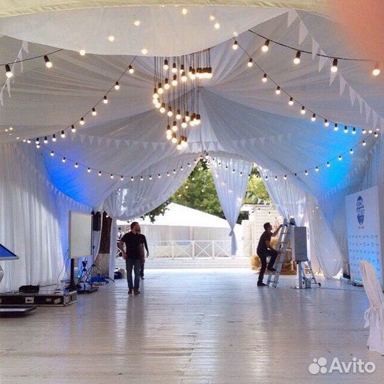 Гирлянда уличная с лампочками